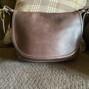 Brown Leather Vintage Coach
